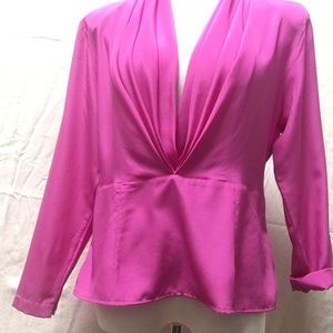 Vintage 1990’s Sonya Ratay San Andre Fuchsia Top